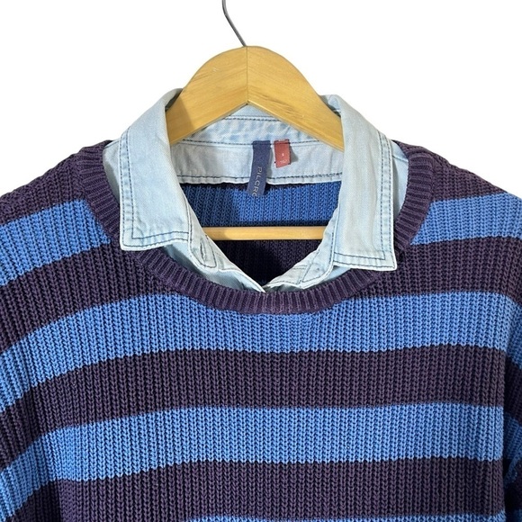 PILCRO x ANTHROPOLOGIE Layered Stripe Sweater - Picture 5 of 12